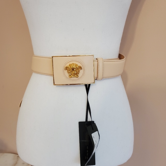 NWT GIANNI VERSACE Women Belt Peach/Nude main image 7